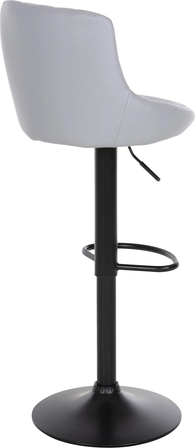 Karrige për bar ROSE, FH204.10, gri PU, pezullim Φ44x85-107Hcm