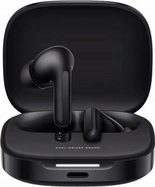 Kufje Xiaomi Redmi Buds 6 BHR9251GL, ANC 49 dB, Bluetooth 5.4, 42 orë, me mikrofon, të zeza, set me kuti karikimi