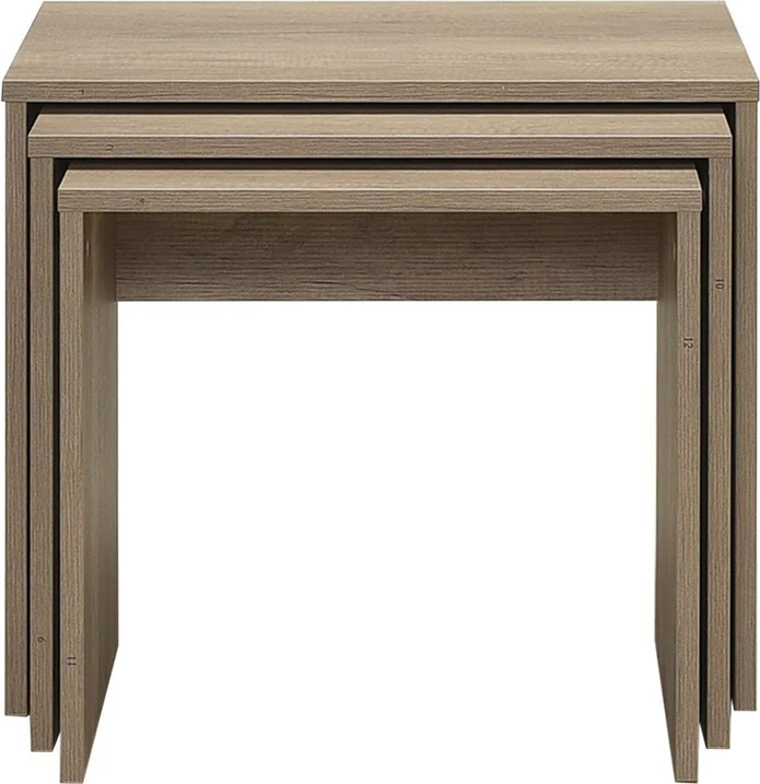Tavolina ndihmëse të vendosshme, ngjyrë arre e çelët, Hanah Home, Shp-103-Tt-1