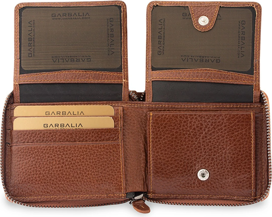 Portofol unisex Zoozie Bags Carole, ngjyrë tan