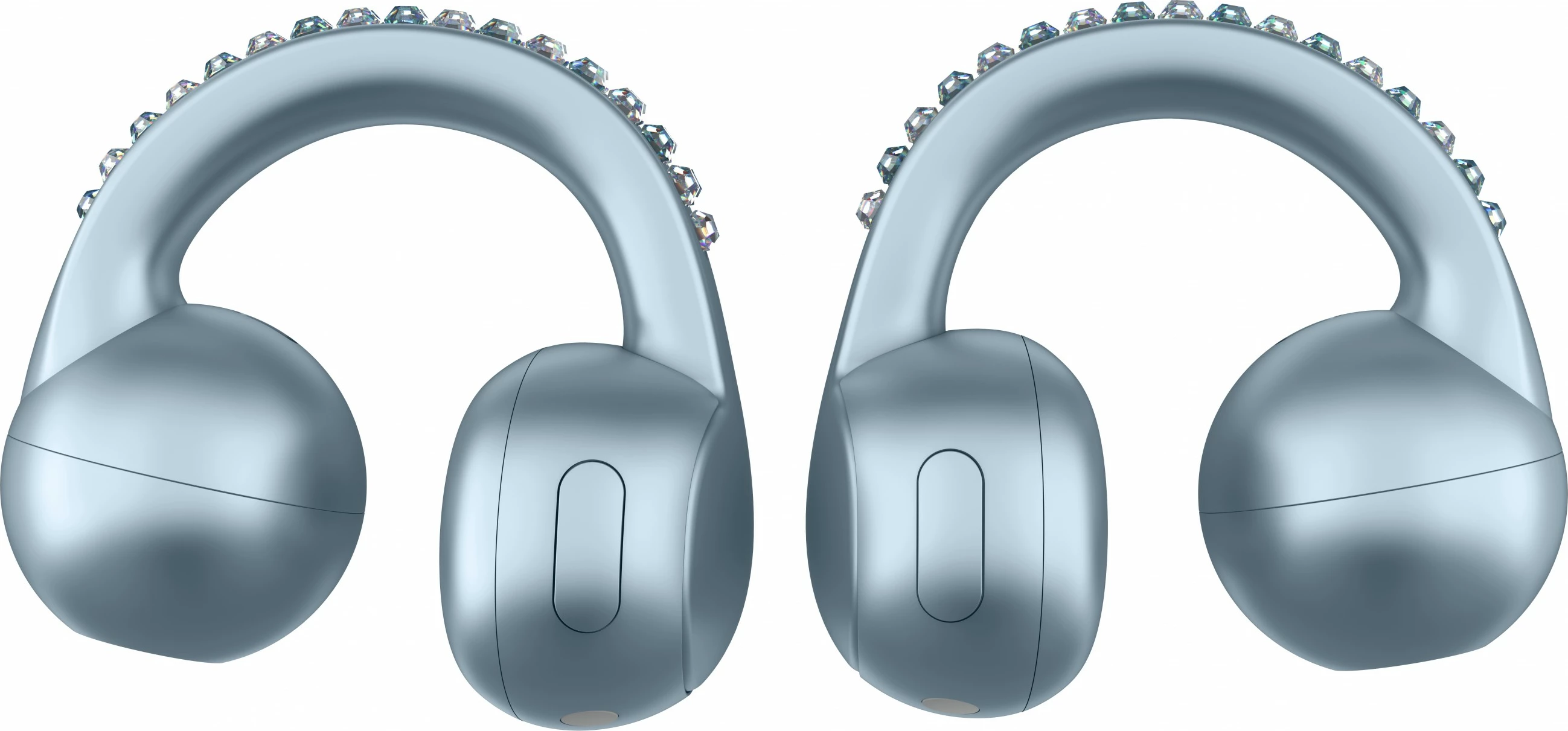 Celular Motorola razr60 + kufje Buds Loop, Swarovski Edition, blu