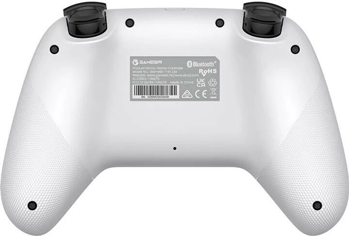 Gamepad GameSir T4n Lite wireless, i bardhë