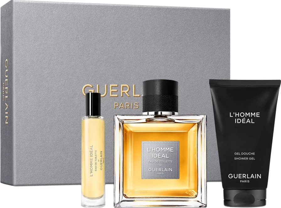 Set dhuratë Eau de Toilette për meshkuj Guerlain L'Homme Ideal 100ml + 10ml + Shower Gel 75ml