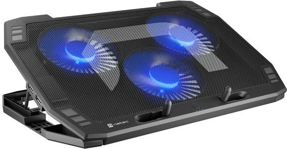 Qëndrim ftohës për laptop Natec Oriole NPL-1926, 15.6-17.3 inç, 3 ventilatorë, i zi