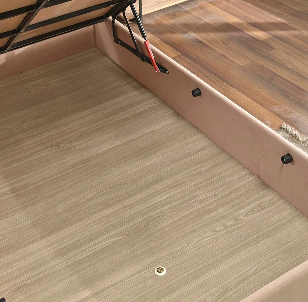 Baza dyshe për krevat, ngjyrë kafe e çelët, Skye Decor Ela Double, 150x200cm (2 copë)