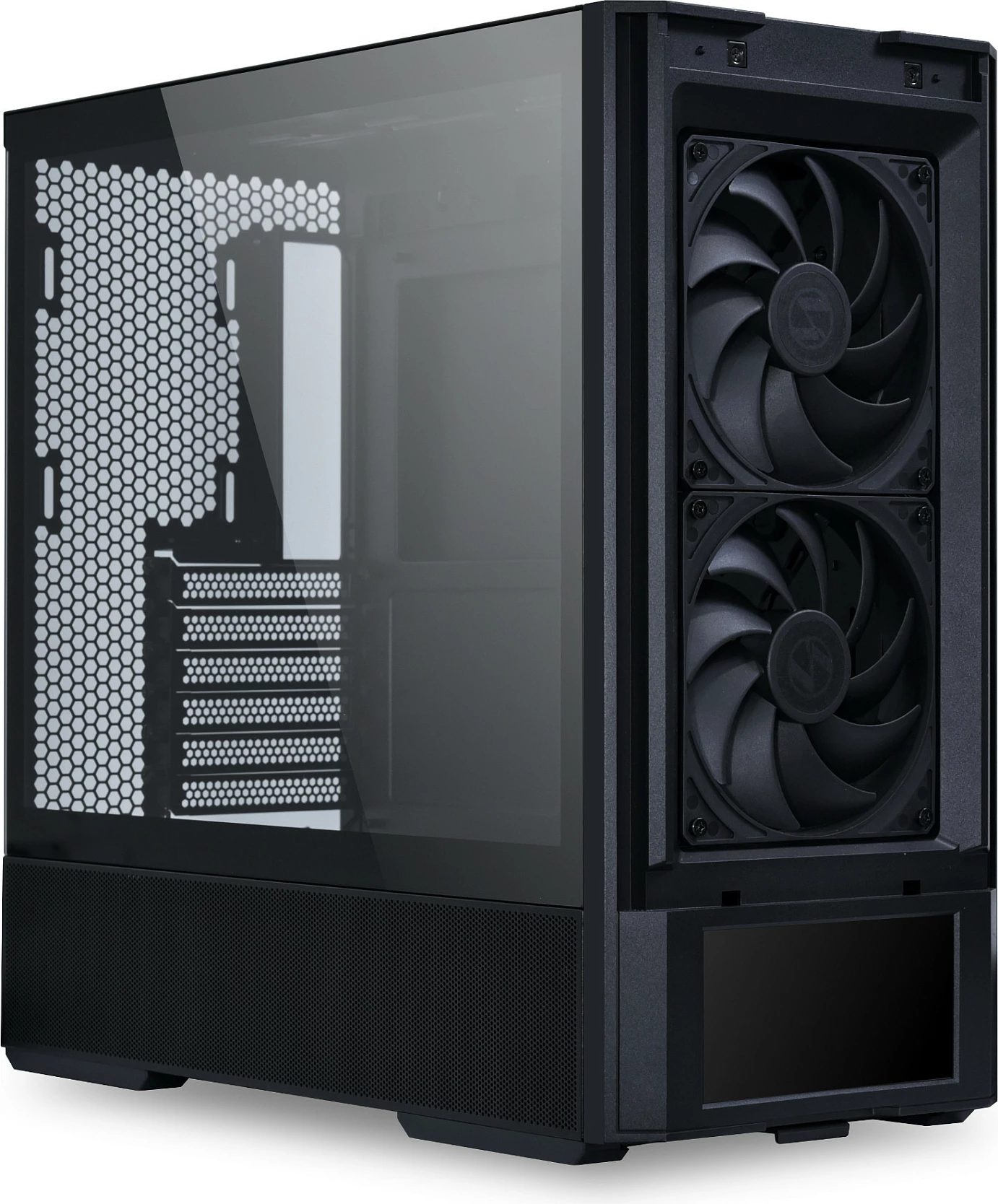 Kasë Lian Li LANCOOL 207 DIGITAL, midi-tower, panel xhami, e zezë