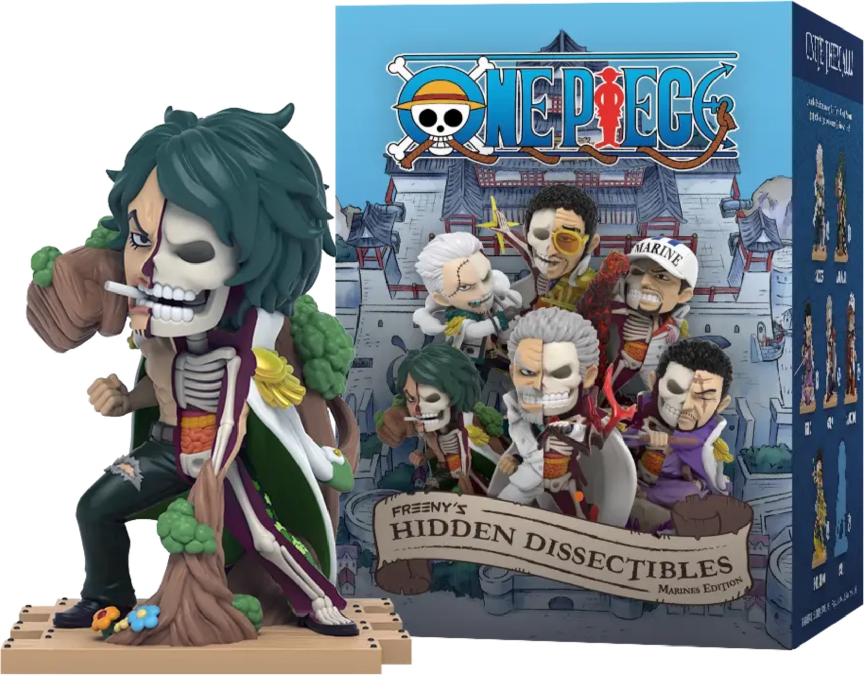 Figurinë koleksionuese Mighty Jaxx Freeny’s Hidden Dissectibles One Piece Marine Edition, vinyl 10 cm, blind box (figurë e rastësishme) 1 copë