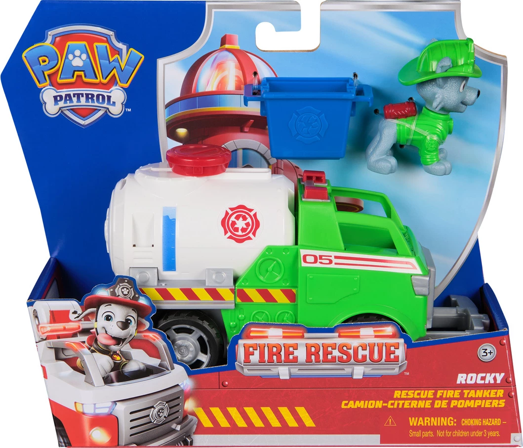 Paw Patrol - Rocky dhe makina e tij e zjarrëfikësit