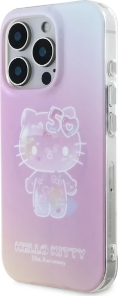 Mbështjellës Hello Kitty për iPhone 16 Pro, MagSafe, Rozë, 50 vjetori