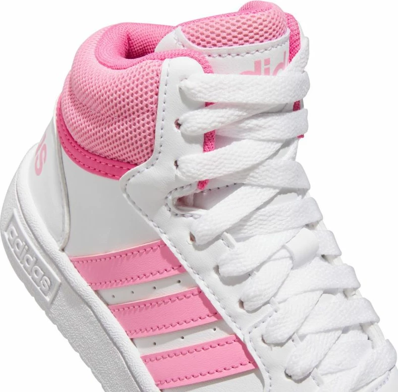 Atlete për fëmijë adidas, të bardha dhe rozë [Madhësia: 38 2/3]