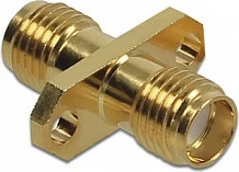 Adapter antene DeLOCK 89980, SMA, montim me vida, gold