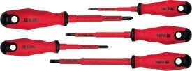 Set kaçavidash të izoluara Yato YT-2827 1000V 5 copë kuqe/zezë