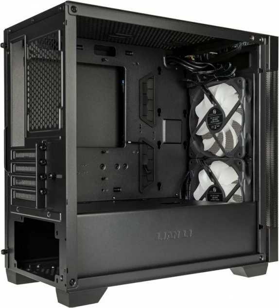 Kasë Lian Li LANCOOL 205M Mesh Micro Tower për Micro-ATX/Mini-ITX, 2x140mm ARGB fan, e zezë