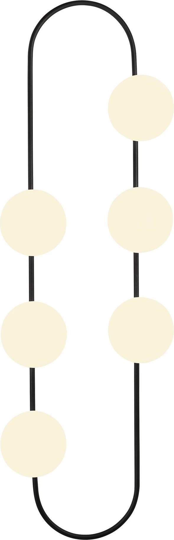 Llambë muri Opviq, Abaküs - 4921, e zezë-e bardhë, 40x33x124 cm