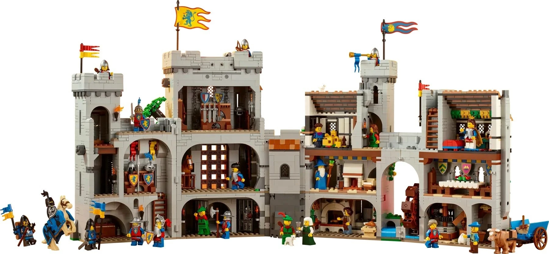 Set LEGO ICONS 10305 Lion Knights' Castle