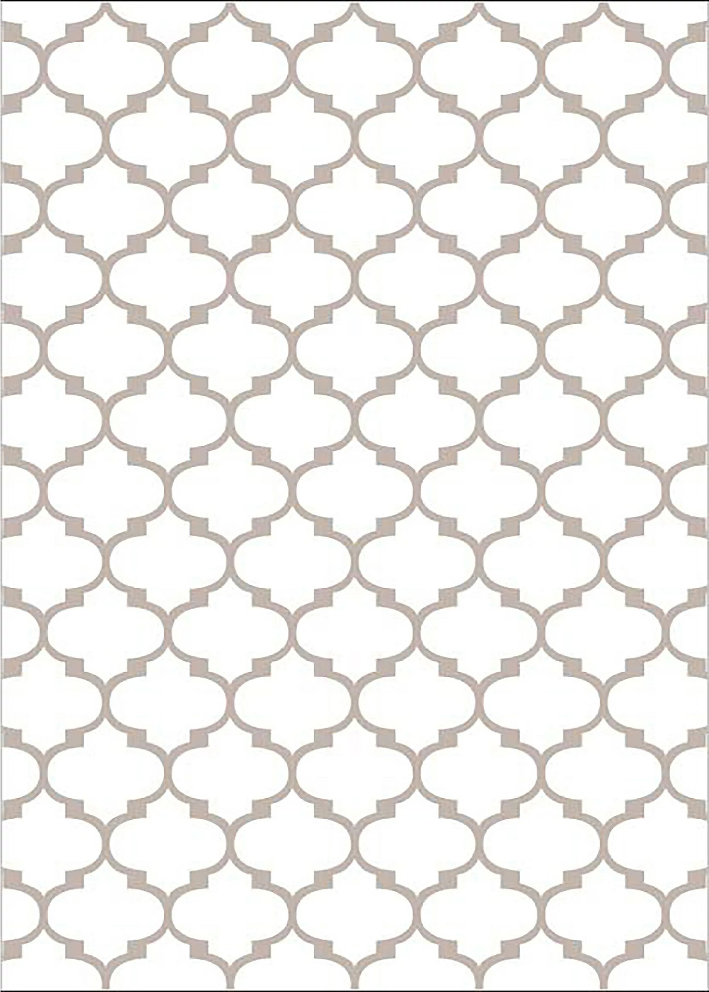 Qilim (80x150) Conceptum Hypnose, Wookece304, i bardhë/bezhë