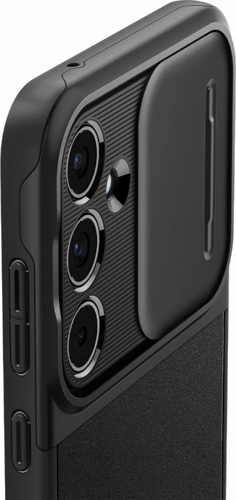 Mbështjellës Spigen Optik Armor për Samsung Galaxy A55 5G, i zi