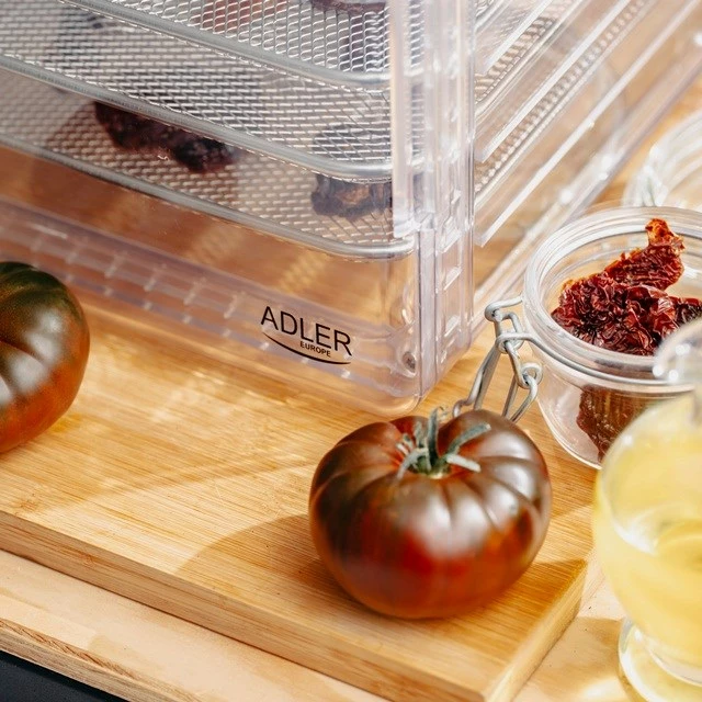 Tharëse kërpudhash, frutash dhe perimesh Adler AD 6660, 600 W, e zezë