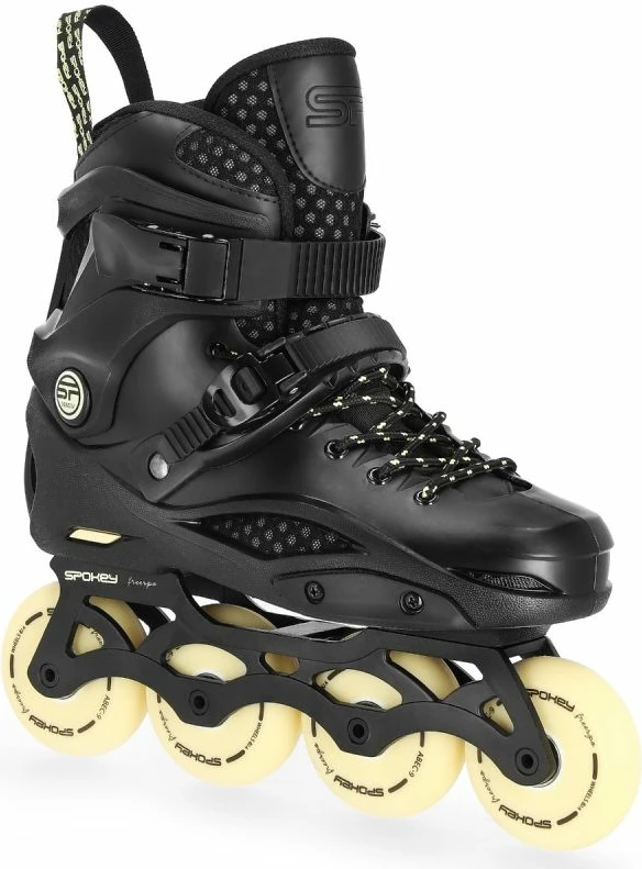 Rollera për meshkuj dhe femra Spokey, të zezë me të verdhë