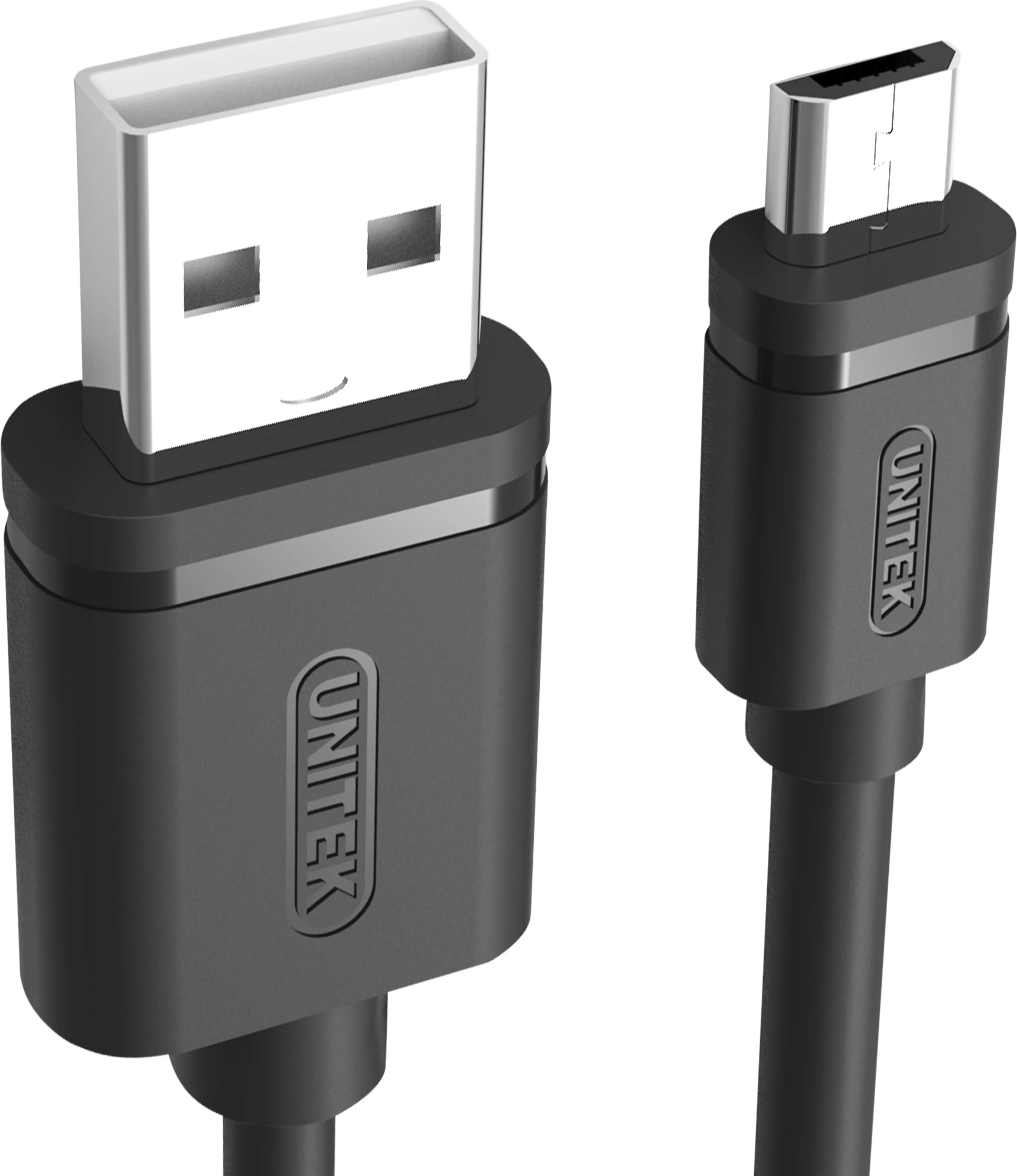 Kabllo USB-A në microUSB Unitek Y-C454GBK 0.5 m USB 2.0 2.4A e zezë