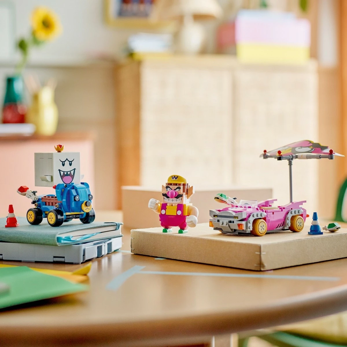 Set LEGO Super Mario Mario Kart 72038, Wario dhe King Boo, 512 pjesë