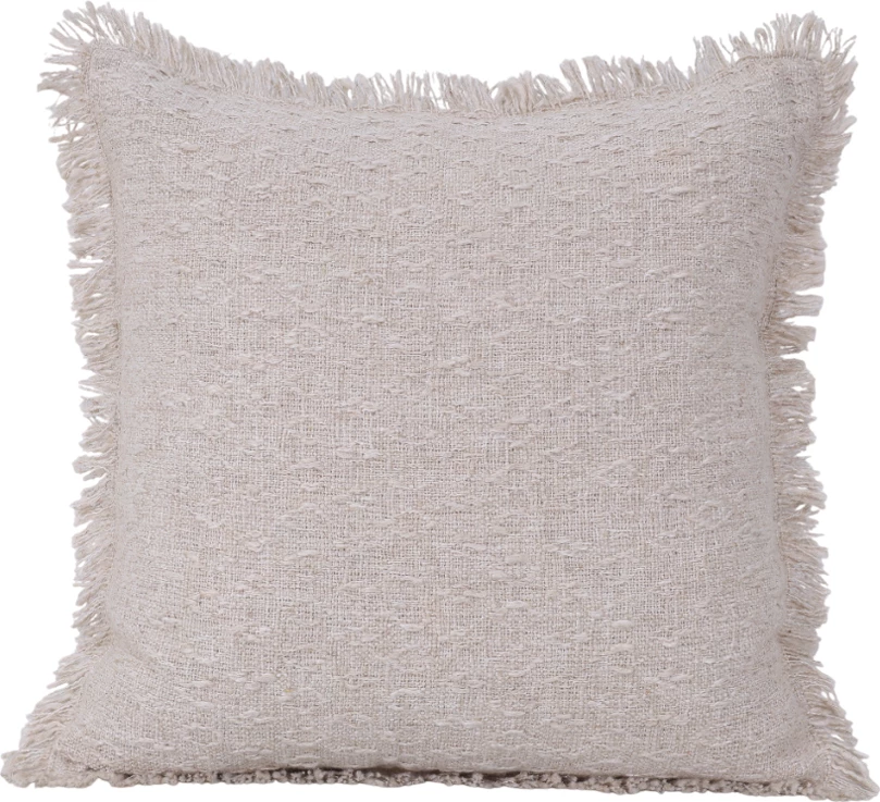 Jastëk dekorativ FINESSE, material tekstili, bezhë e çelët, 45x45cm