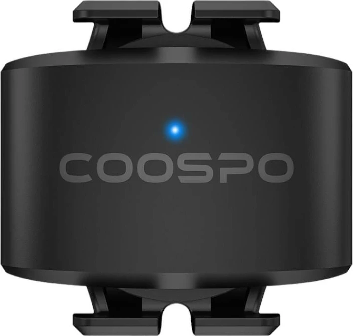 Sensor kadence Coospo BK9C për biçikletë, Bluetooth 5.0 dhe ANT+, i zi