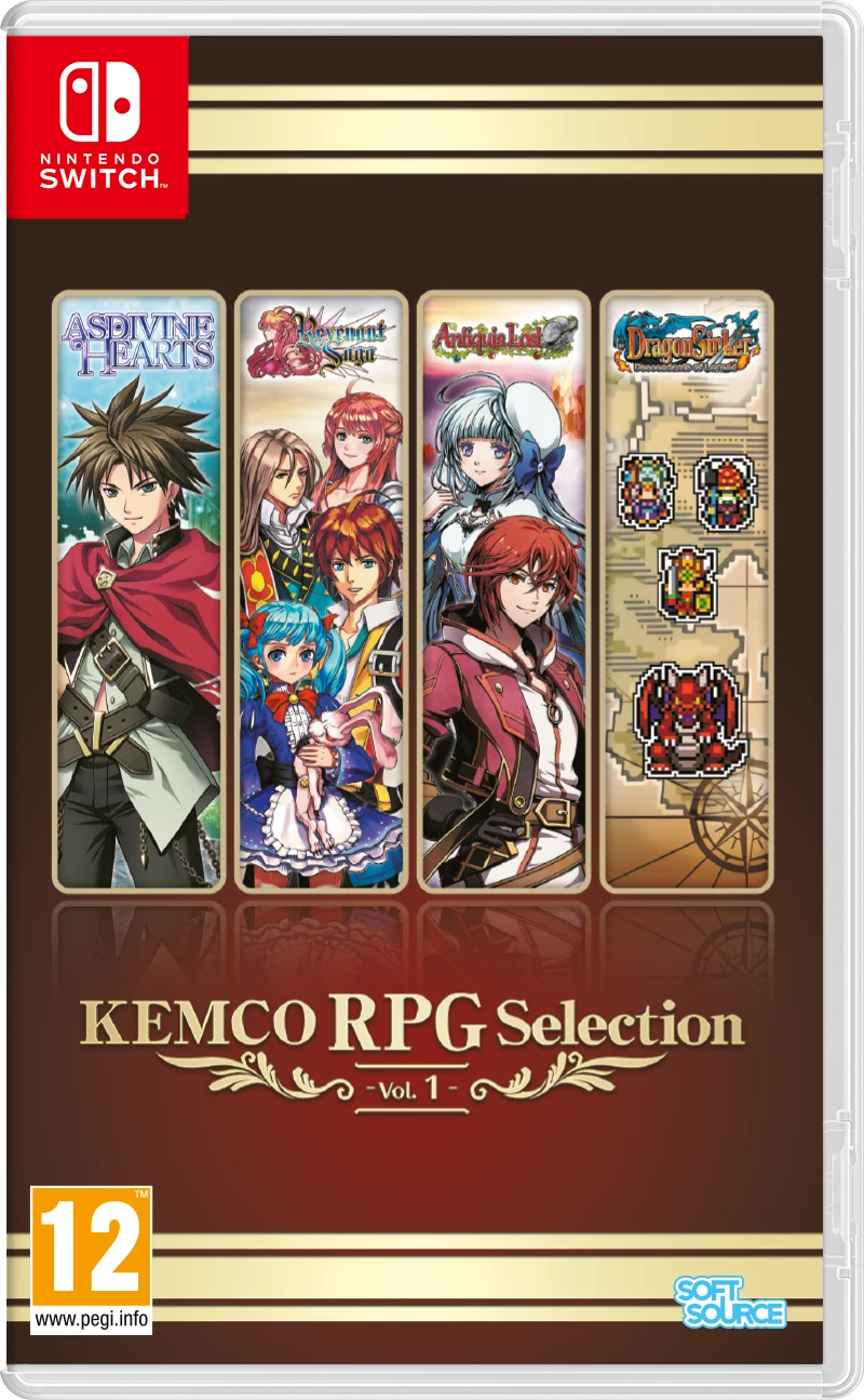Lojë për Nintendo Switch Numskull Games KEMCO RPG Selection Vol. 1, koleksion 4 RPG, edicion fizik, PEGI 12