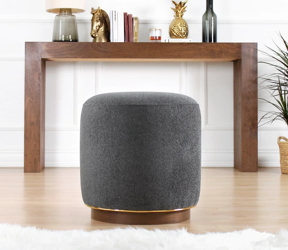 Puf modern, ngjyrë gri, Atelier del Sofa, Zeone