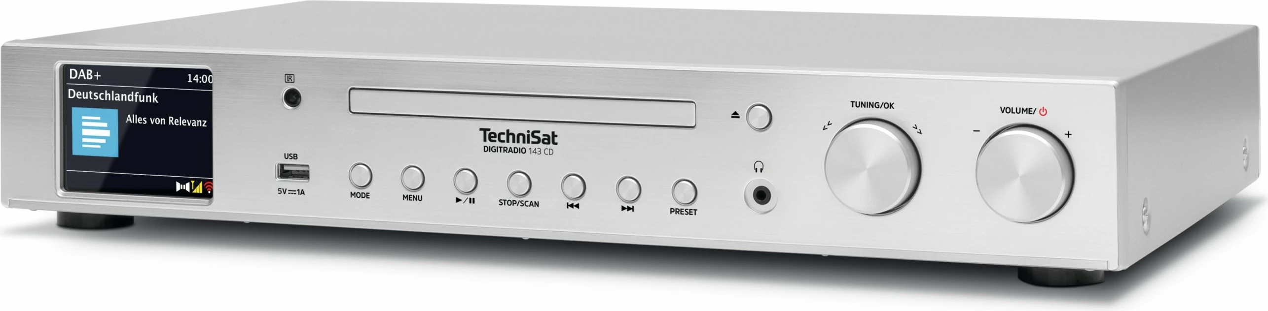 Sistem zëri TechniSat Digitradio 143 CD V3, argjendtë