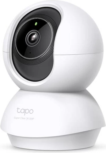 Kamerë IP me Wi‑Fi, TP-Link Tapo C230, 3K 5MP, pan/tilt, zbulim AI, audio dyanshme, microSD deri 512GB, e bardhë