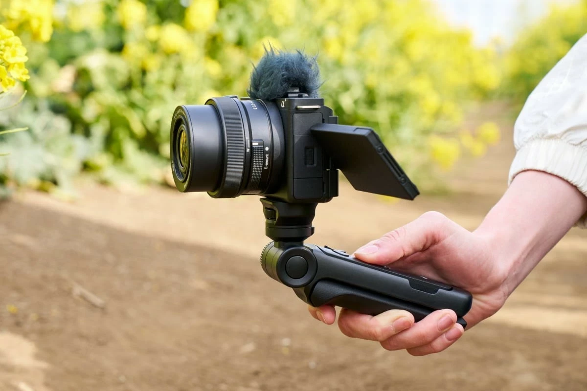 Tripod/Handypod Sony GP-VPT3, grip me kontrolla për kamera, i palosshëm, i zi