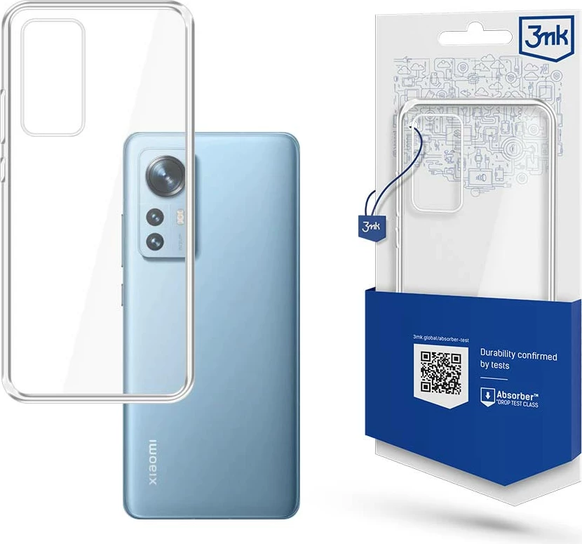 Mbështjellës 3mk ClearCase për Xiaomi 12 / 12X, Transparent