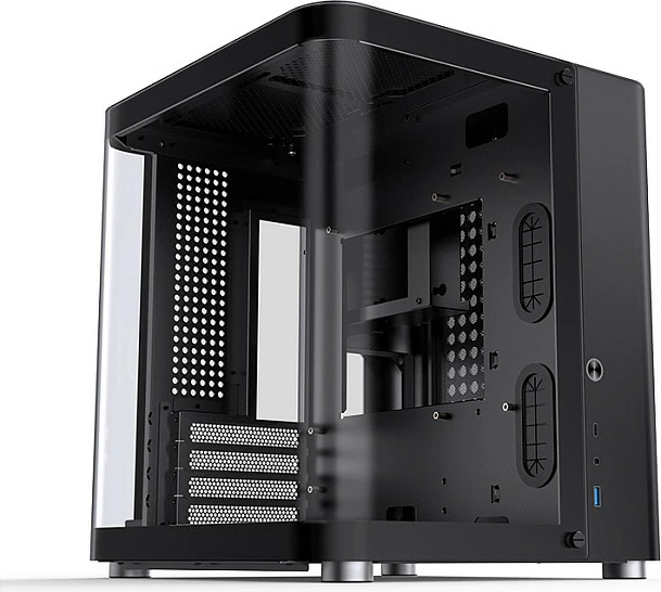 Kasë Jonsbo TK-1 2.0 Micro-ATX, tempered glass, e zezë