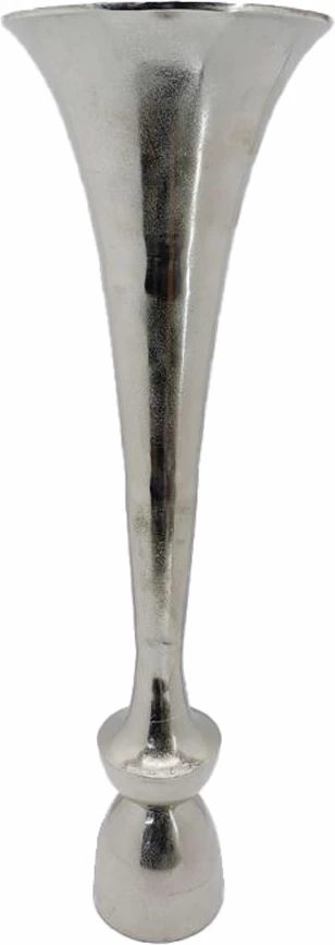 Vazo LUXOR, alumin, ngjyrë argjendi-nikel, 30x30x99cm