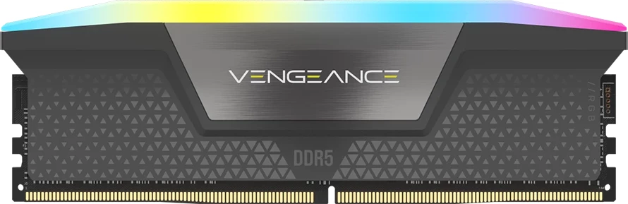 RAM Memorje Corsair Vengeance RGB DDR5 16GB 6000MHz CL36 1x16GB Intel XMP & AMD EXPO, gri