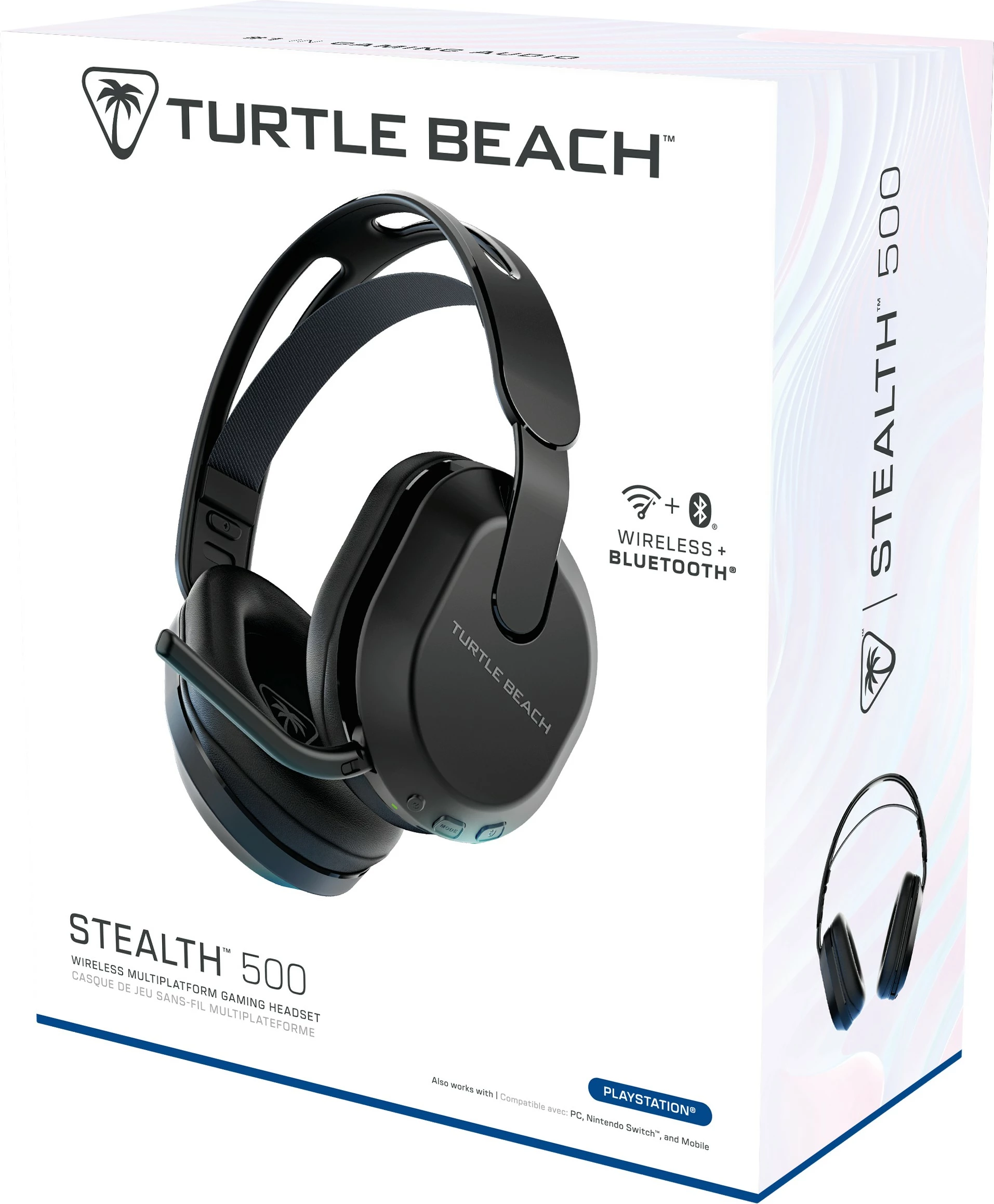 Kufje gaming Turtle Beach Stealth 500 wireless, 40h, Bluetooth 5.2, e zezë