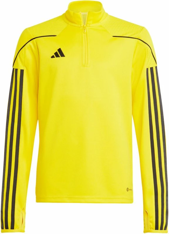 Duks për fëmijë adidas Tiro 23 League Training Top, i zi me të verdhë