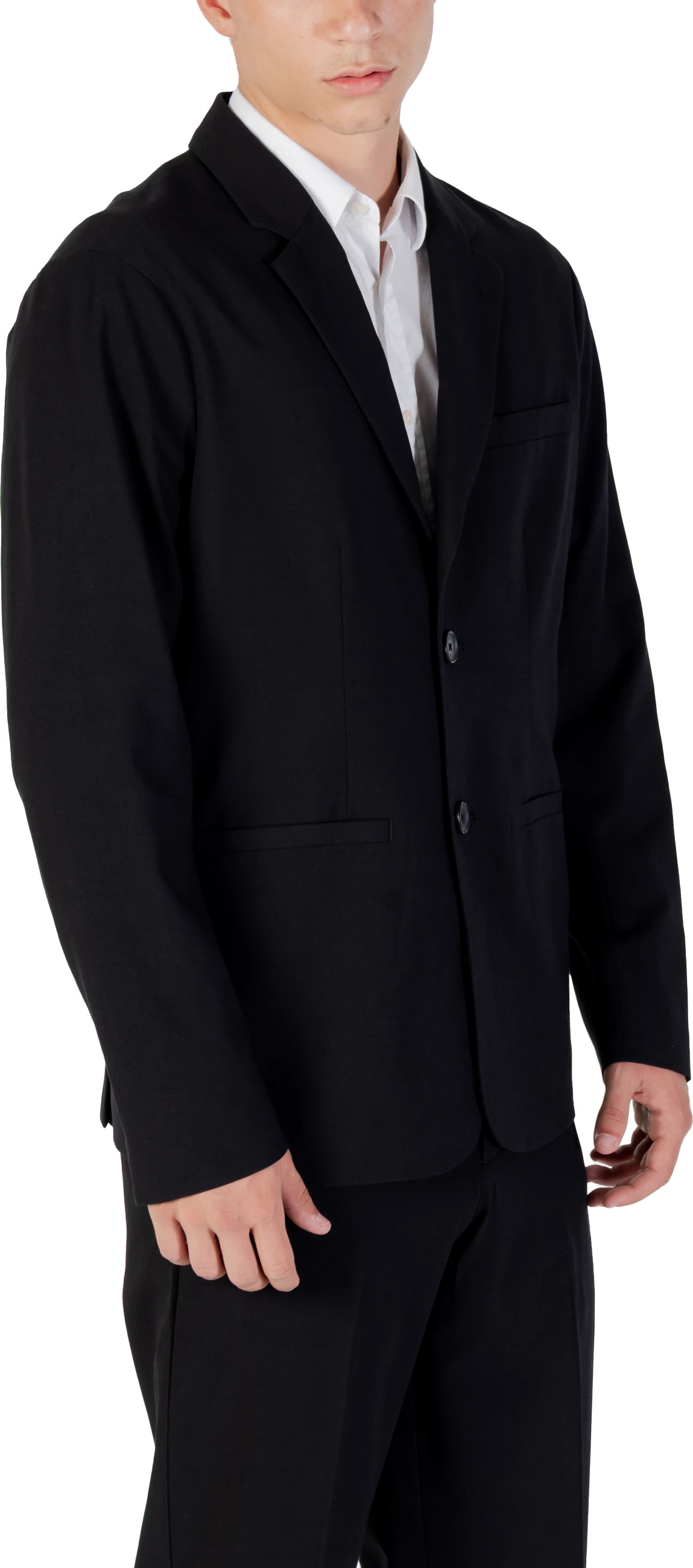 Blazer për meshkuj Armani Exchange XM000345 AF10897, i zi [Madhësia: 40]