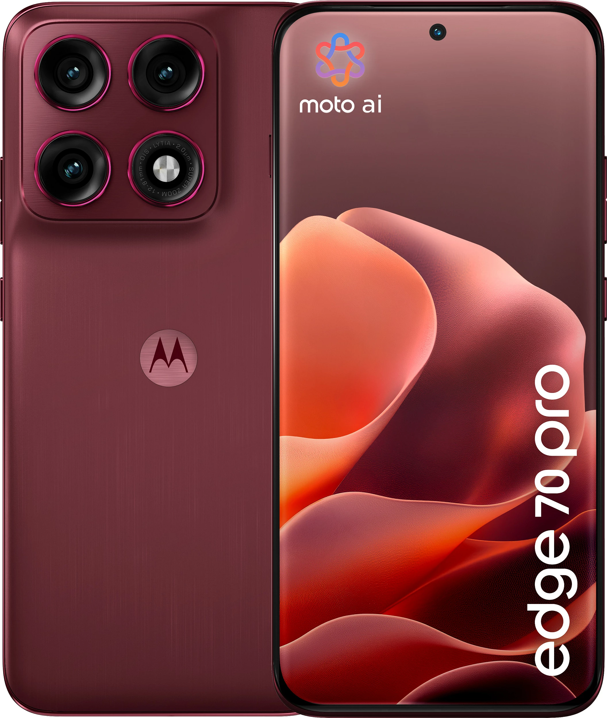Celular Motorola Edge 70 Pro, 8GB RAM, 256GB, Zinfandel
