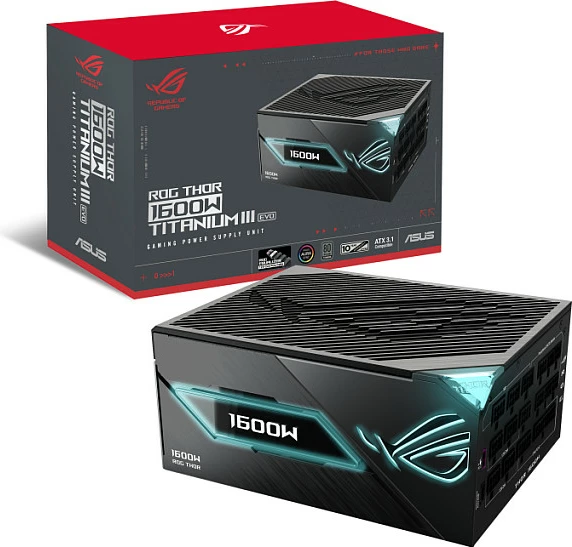 Furnizues energjie ASUS ROG Thor 1600T3 Gaming EVO, 1600W, 80+ Titanium, i zi