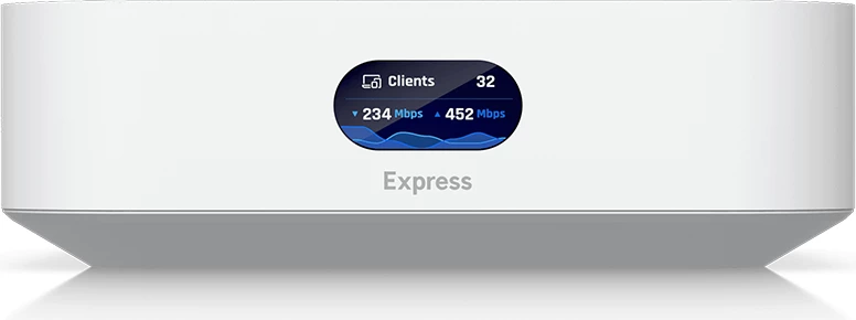 Kasë rrjeti Ubiquiti UniFi Express, WiFi 6, i bardhë
