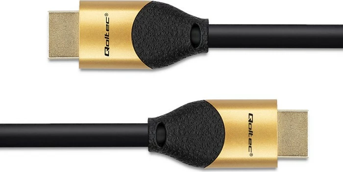 Kabllo HDMI Qoltec 50354, Ultra High Speed 2.1, 1m, 8K, e zezë