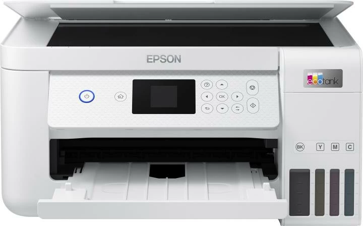 Printer multifunksional Epson EcoTank ET-2856 (C11CJ63406), Inkjet, Wi‑Fi/Wi‑Fi Direct, duplex, LCD 3.7 cm, Bardhë