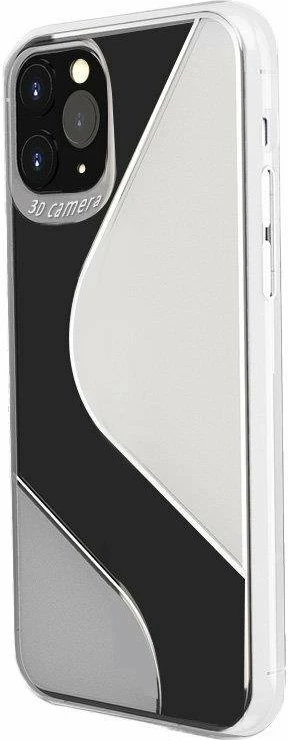 Mbështjellës Hurtel S-Case fleksibël për Huawei P40 Lite E, Transparent