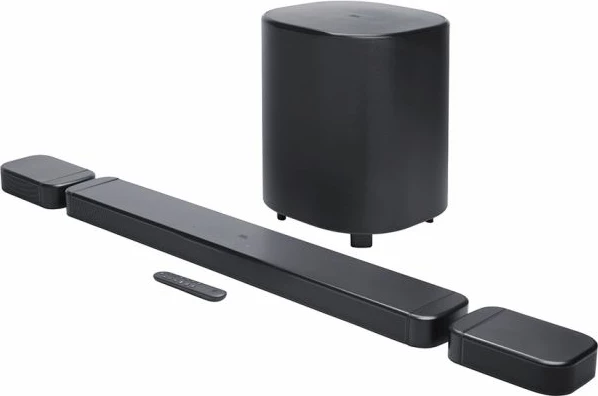 Soundbar sistem kinemaje në shtëpi JBL BAR 800 MK2 7.1, 780 W, subwoofer 10\", Dolby Atmos, altoparlantë rrethues të shkëputshëm pa kabllo, i zi, set