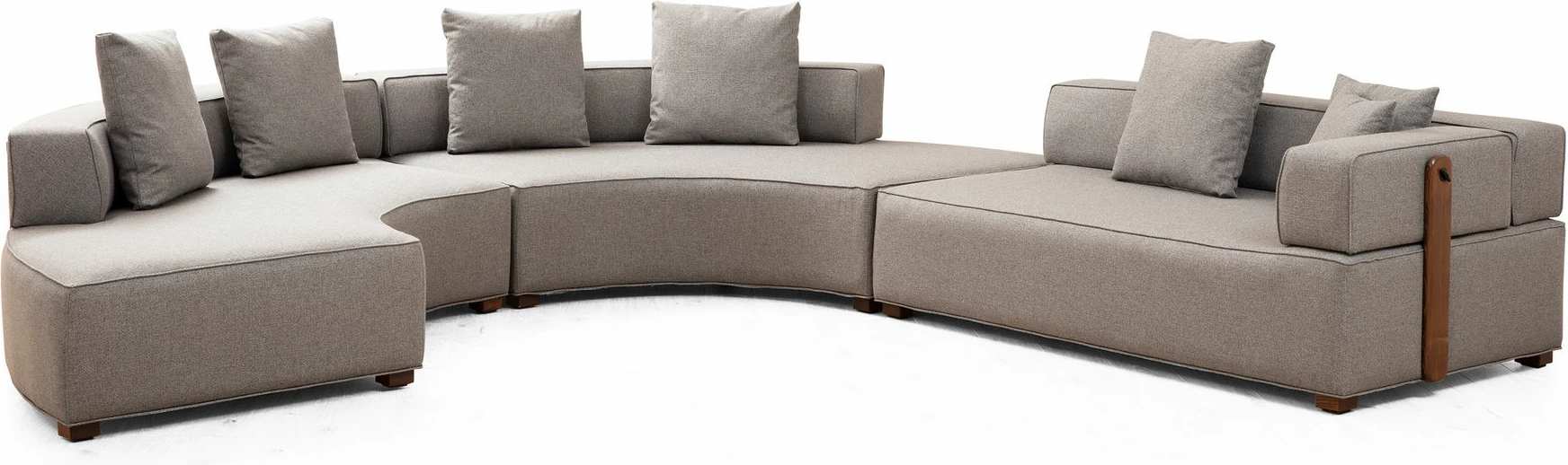 Këndare Atelier del Sofa Gondol-4, gri, 3 pjesë