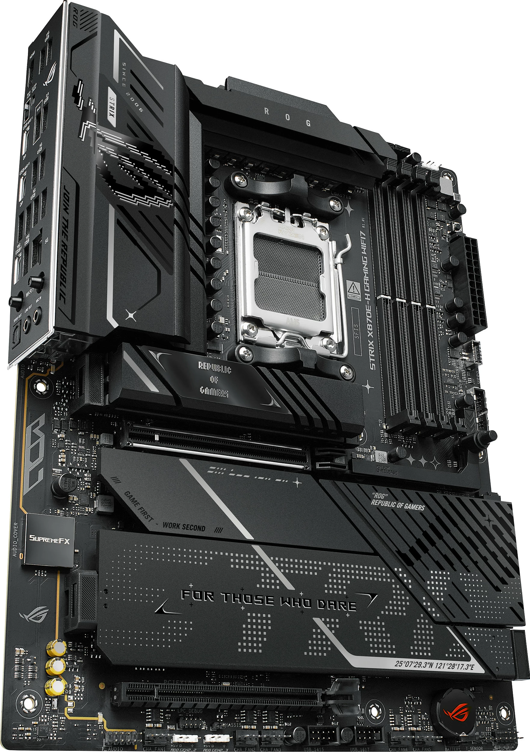 Pllakë amë ASUS ROG STRIX X870E-H GAMING WIFI7, Socket AM5, ATX, DDR5 deri 256GB, e zezë