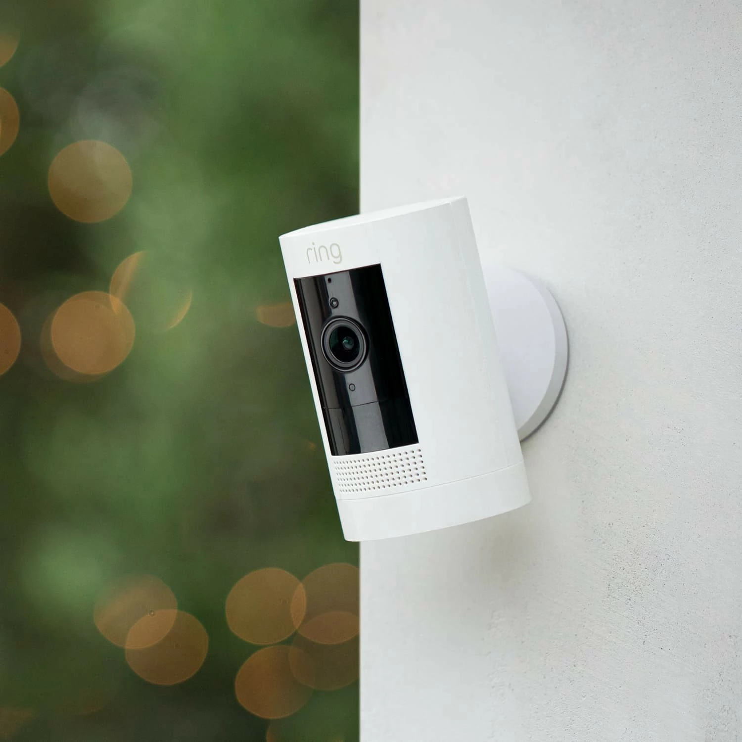 Kamerë sigurie IP Amazon Ring Stick Up Cam Battery, pa kabllo, e bardhë
