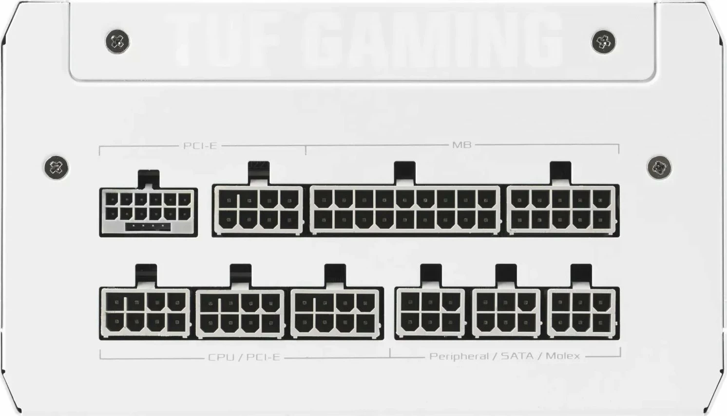 Furnizues energjie Asus TUF Gaming 1000W 80 Plus Gold ATX 3.1 Fully Modular (90YE00S5-B0NA00), e bardhë